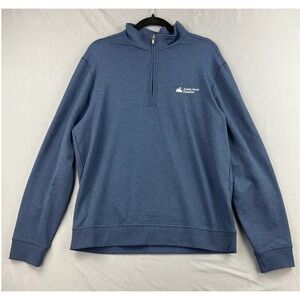 Cutter & Buck Pullover Mens Medium CB DryTec Blue Amelia Island Plantation CC GC